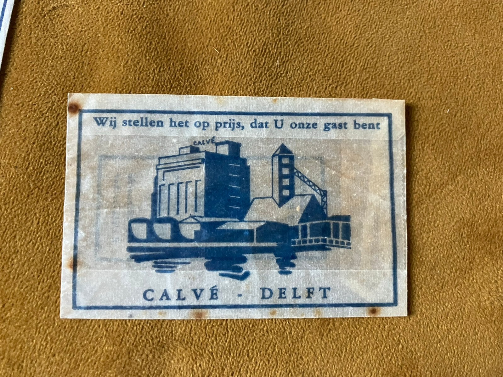 Suikerzakje calve fabriek delft, Ophalen of Verzenden
