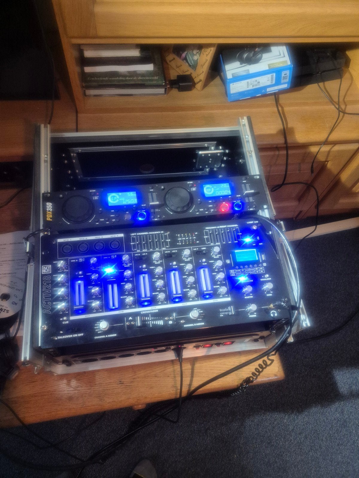 basic dj setje cd usb + mixer, Muziek en Instrumenten, Ophalen, Zo goed als nieuw, Overige merken