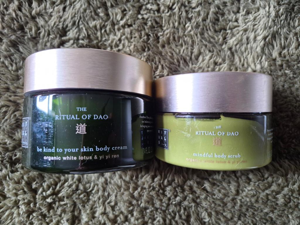 Dao bodycream en scrub, Ophalen of Verzenden, Nieuw, Bodylotion, Crème of Olie