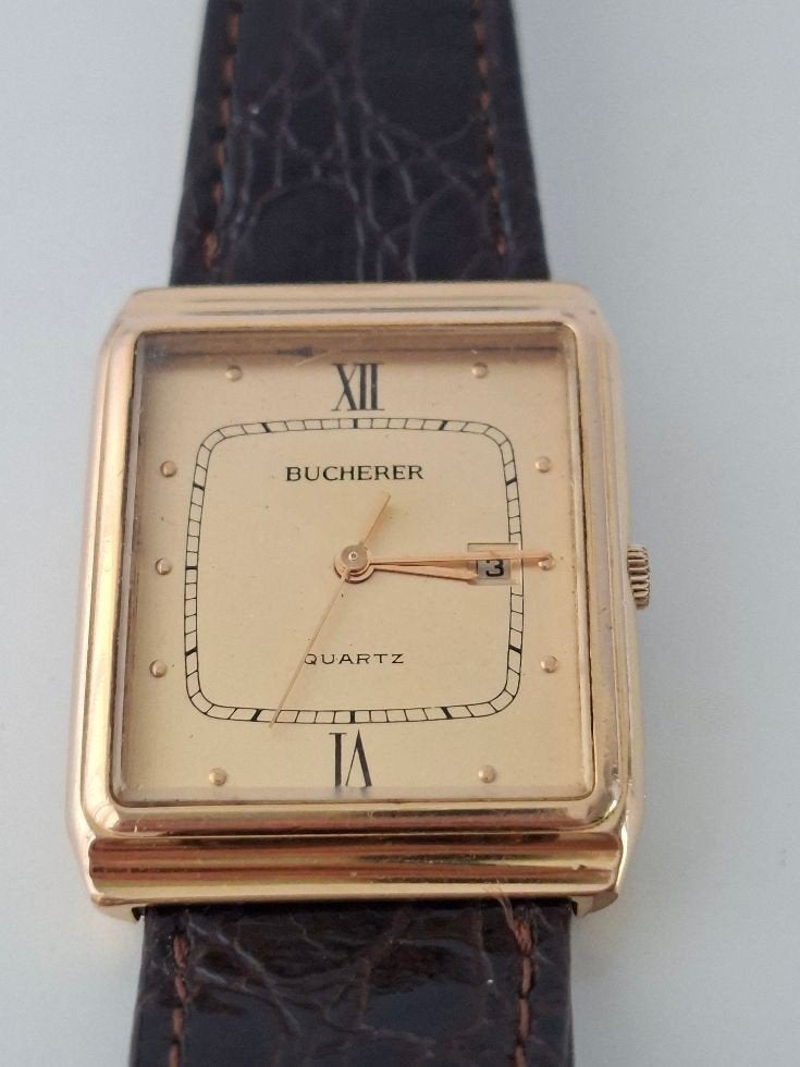 Bucherer Horloge Gold Filled, Overige merken, Overige materialen, Met bandje, Polshorloge