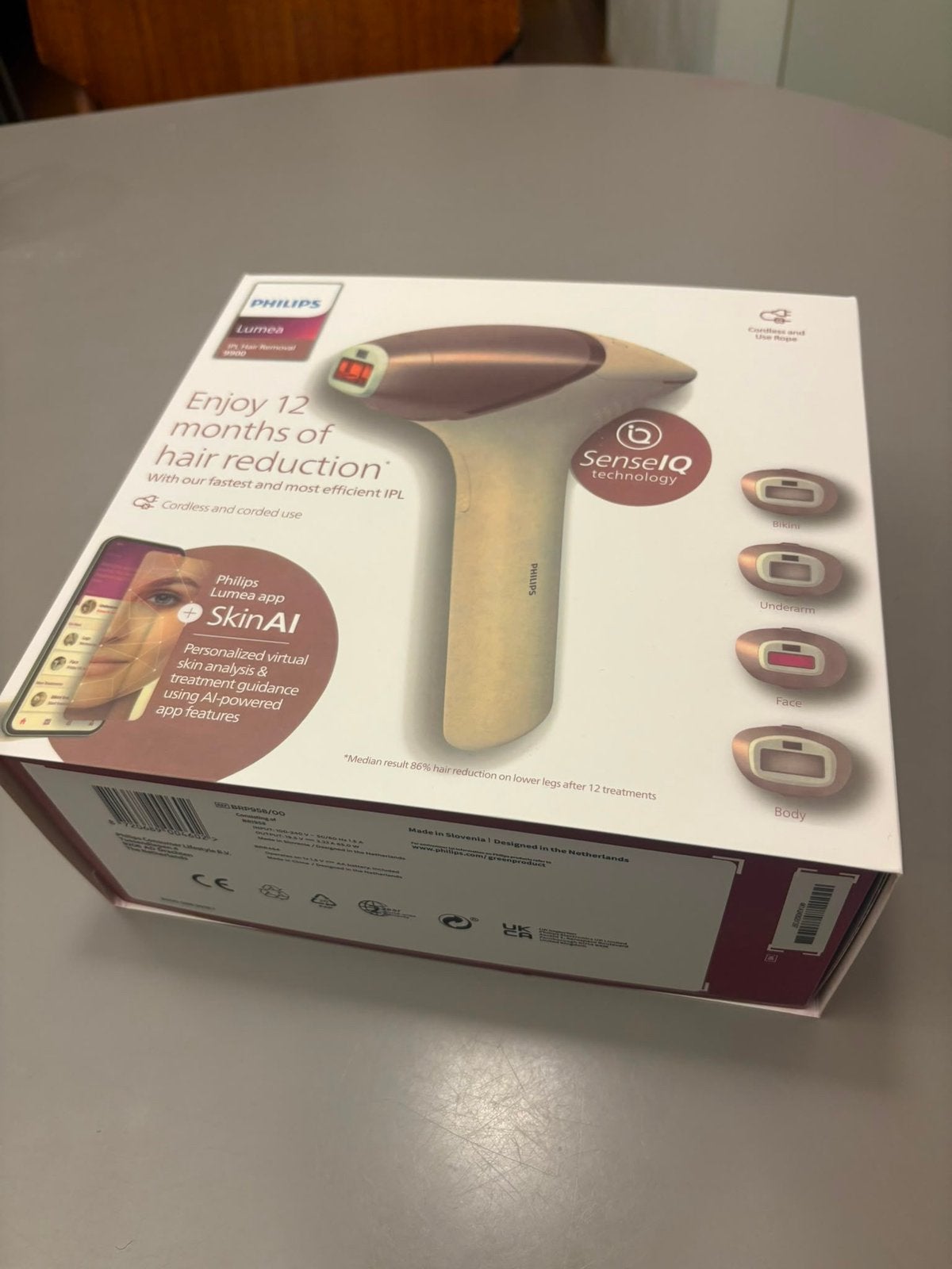 Philips hair laser / haar verwijder 9900, Ophalen of Verzenden, Zo goed als nieuw, Scheren en Epileren