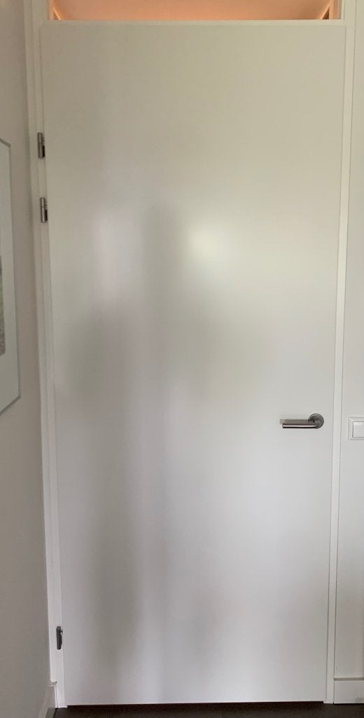 Svedex opdekdeur alpine-wit (2 stuks), Doe-het-zelf en Verbouw, Deuren en Horren, Ophalen, 80 tot 100 cm, 215 cm of meer, Binnendeur