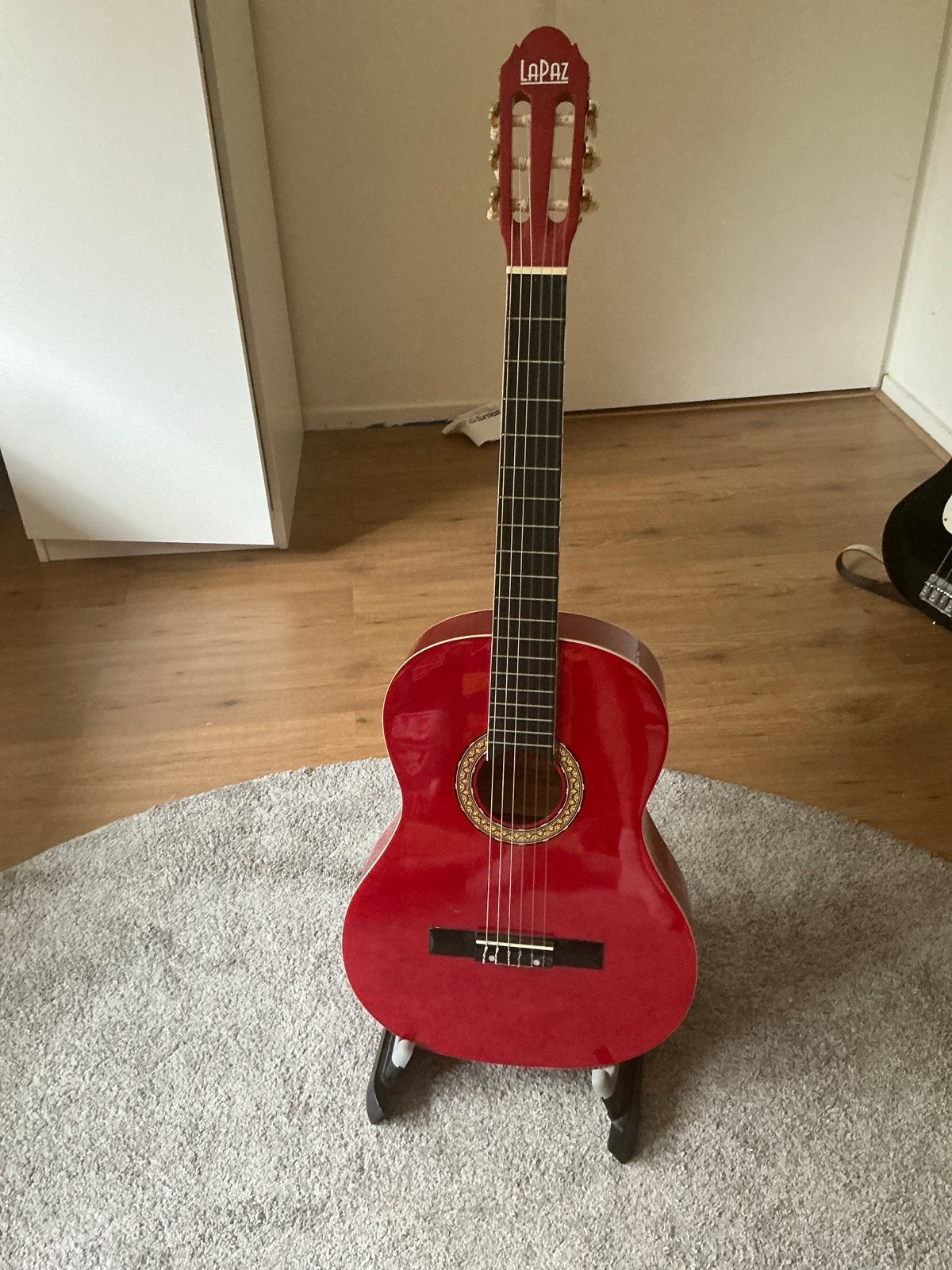 LaPaz Klassieke Gitaar - Rood, Ophalen of Verzenden, Gebruikt, Klassieke of Spaanse gitaar