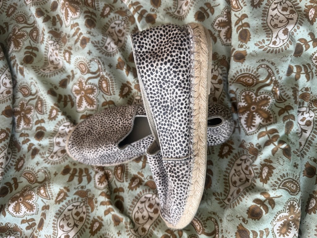 manfield espadrilles maat 39 dierenprint, Overige kleuren, Ophalen of Verzenden, Nvt prive verkoop, Manfield
