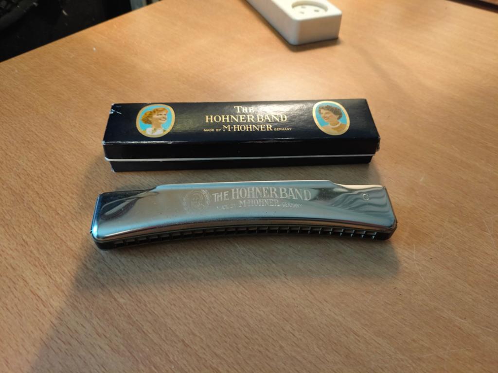 Hohner Band Mondharmonica C - Nette Staat, Muziek en Instrumenten, Blaasinstrumenten | Mondharmonica's, Gebruikt, Overige typen