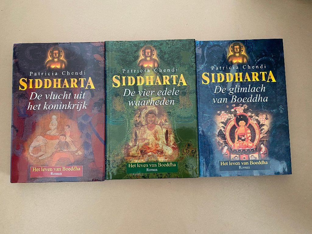 Siddharta - Patricia Chendi (3-delig), Boeken, Ophalen of Verzenden, Zo goed als nieuw, Spiritualiteit algemeen, Overige typen
