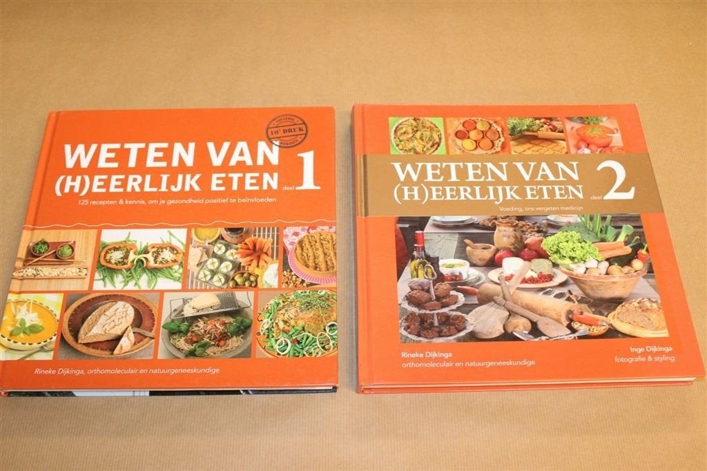 Weten van Heerlijk Eten — Rineke Dijkinga, Deel 1 & 2, Ophalen of Verzenden, Gelezen