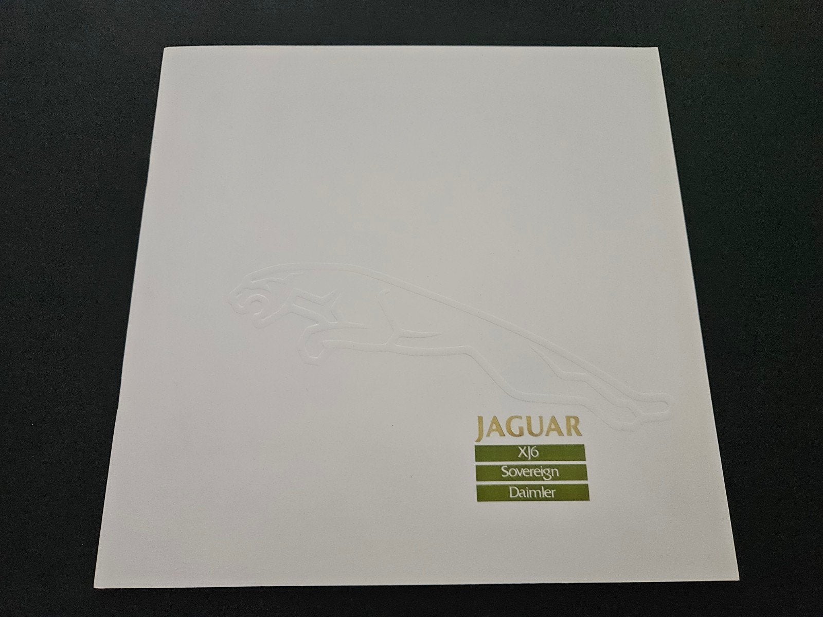 Brochure Jaguar XJ6 / Sovereign / Daimler, Ophalen of Verzenden, Zo goed als nieuw, Overige merken