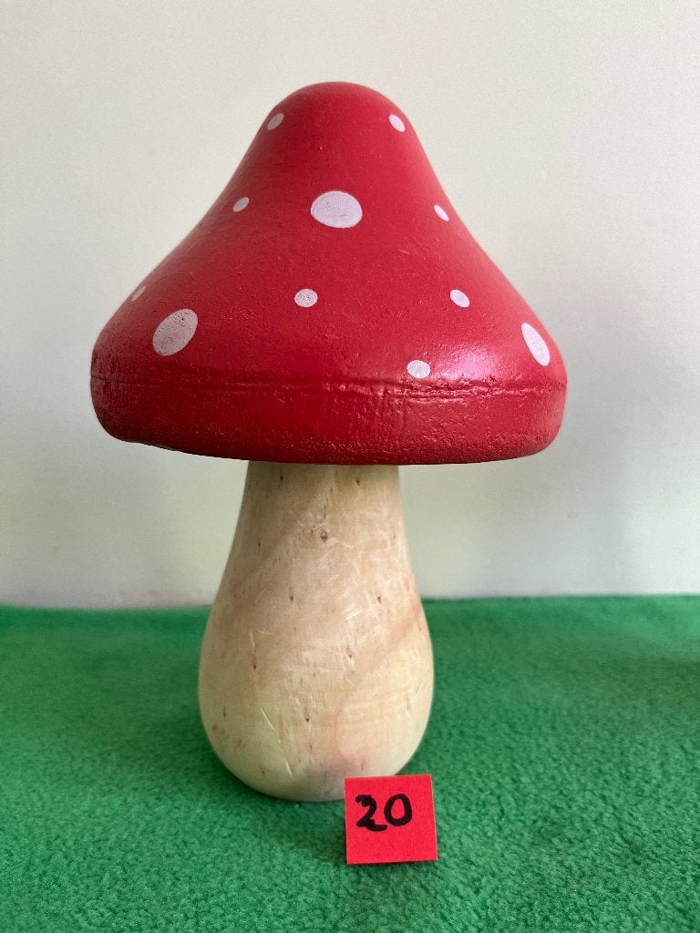Mooie paddestoel (20 cm), Rood, Ophalen of Verzenden, Nieuw, Overige typen