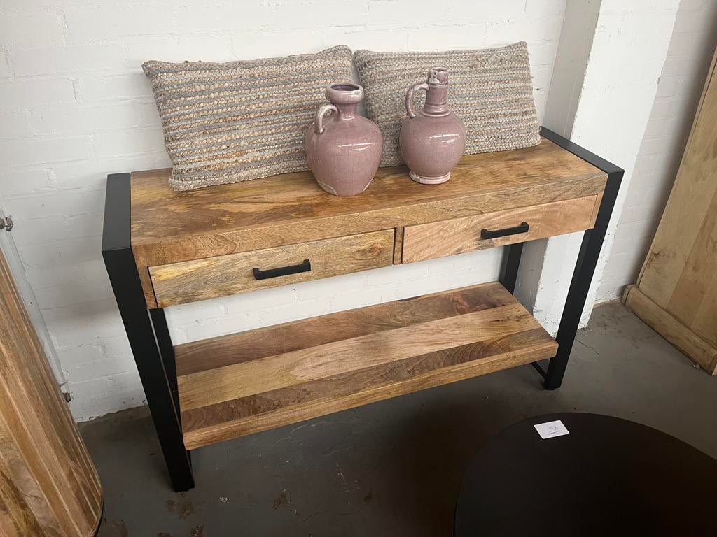 Magazijn leegverkoop sidetable NIEUW Britt ma gohout metaal, Huis en Inrichting, Woonaccessoires | Overige, Hout, Nieuw, Ophalen of Verzenden
