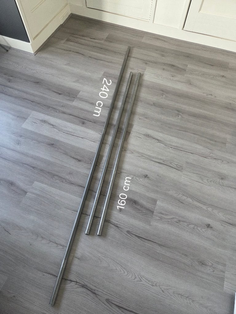 Gordijnroedes, Ophalen, Minder dan 50 cm, 200 cm of meer, Zo goed als nieuw