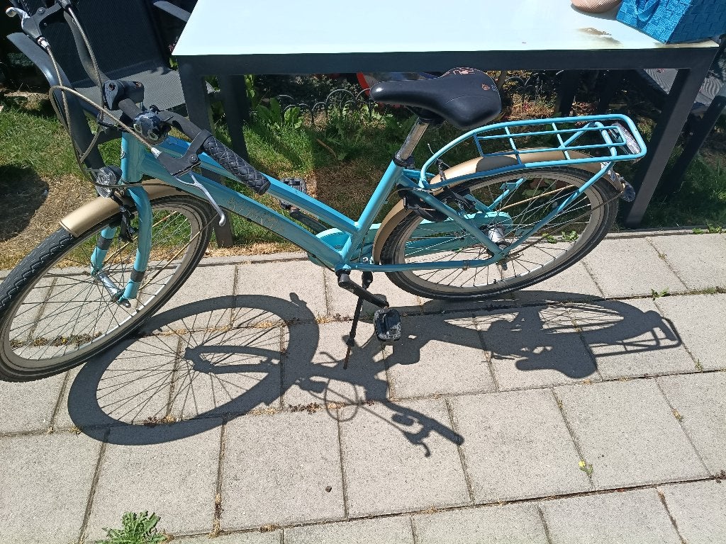 Fiets  blauw 24 inch, Ophalen, Alpina, Versnellingen, Schijfrem
