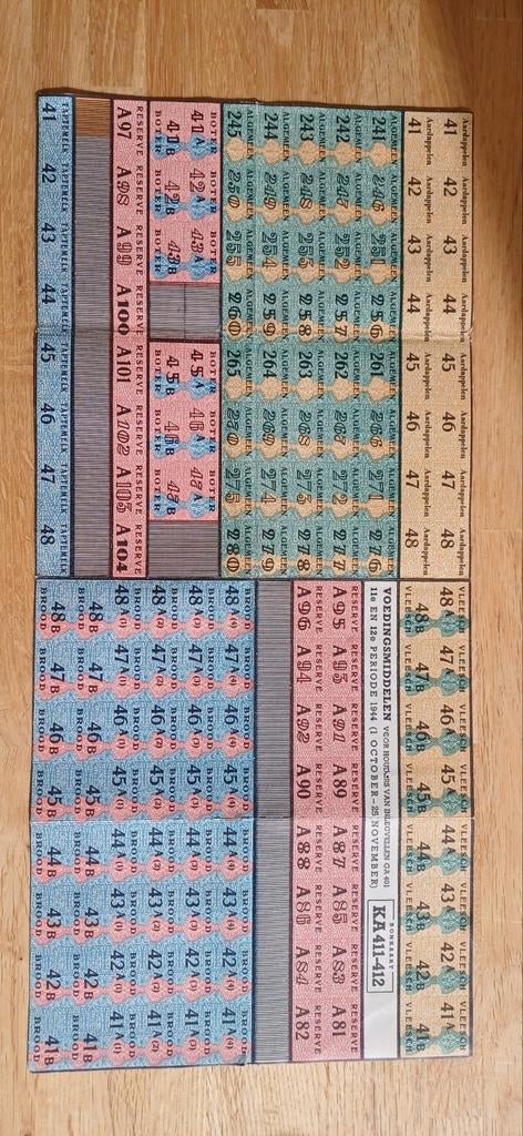 Wo2 complete voedselbonkaart, Ophalen of Verzenden, Nederland, Boek of Tijdschrift