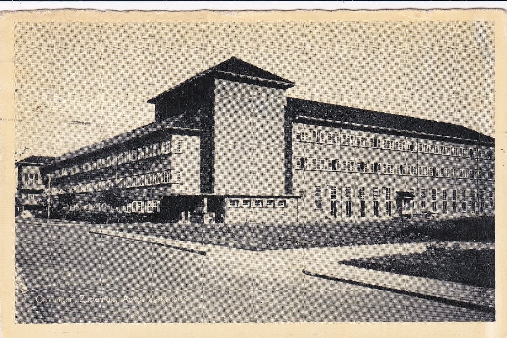 18892 Groningen Zusterhuis Academisch ziekenhuis 1956, Verzenden, 1940 tot 1960, Gelopen, Groningen