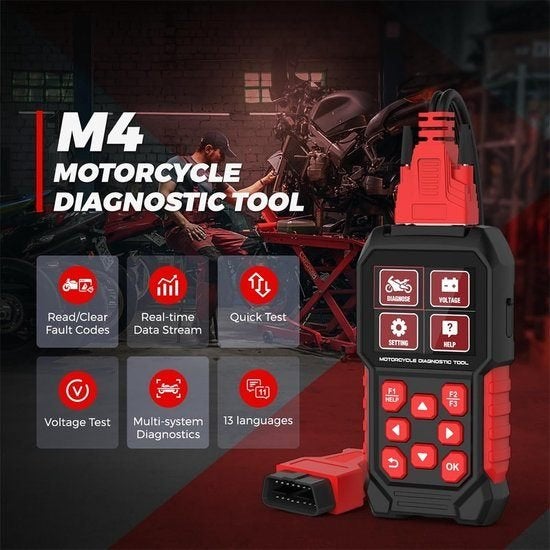Motorfiets Diagnostisch Gereedschap – Motorfiets Scantool, Corvance B.V., Verzenden, Nieuw, Corvancebol@gmail.com