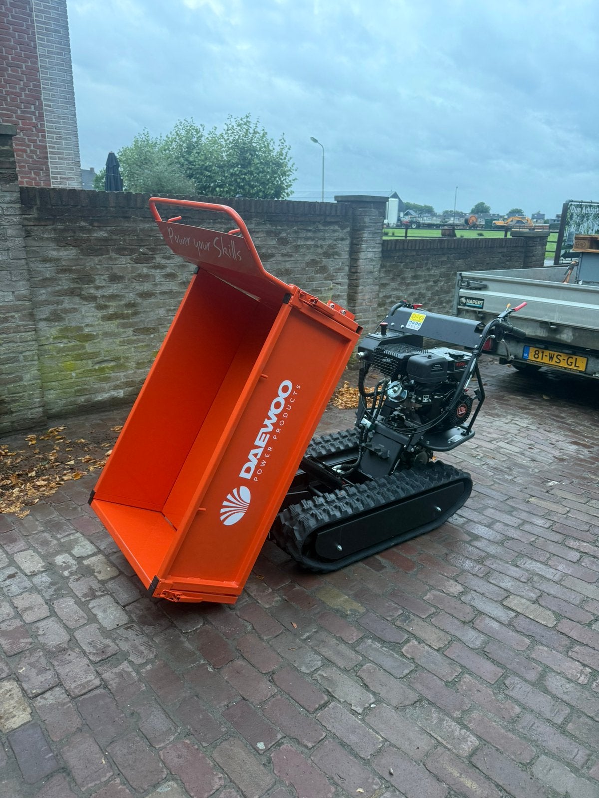 Daewoo hydraulische rupsdumper NIEUW, Ophalen