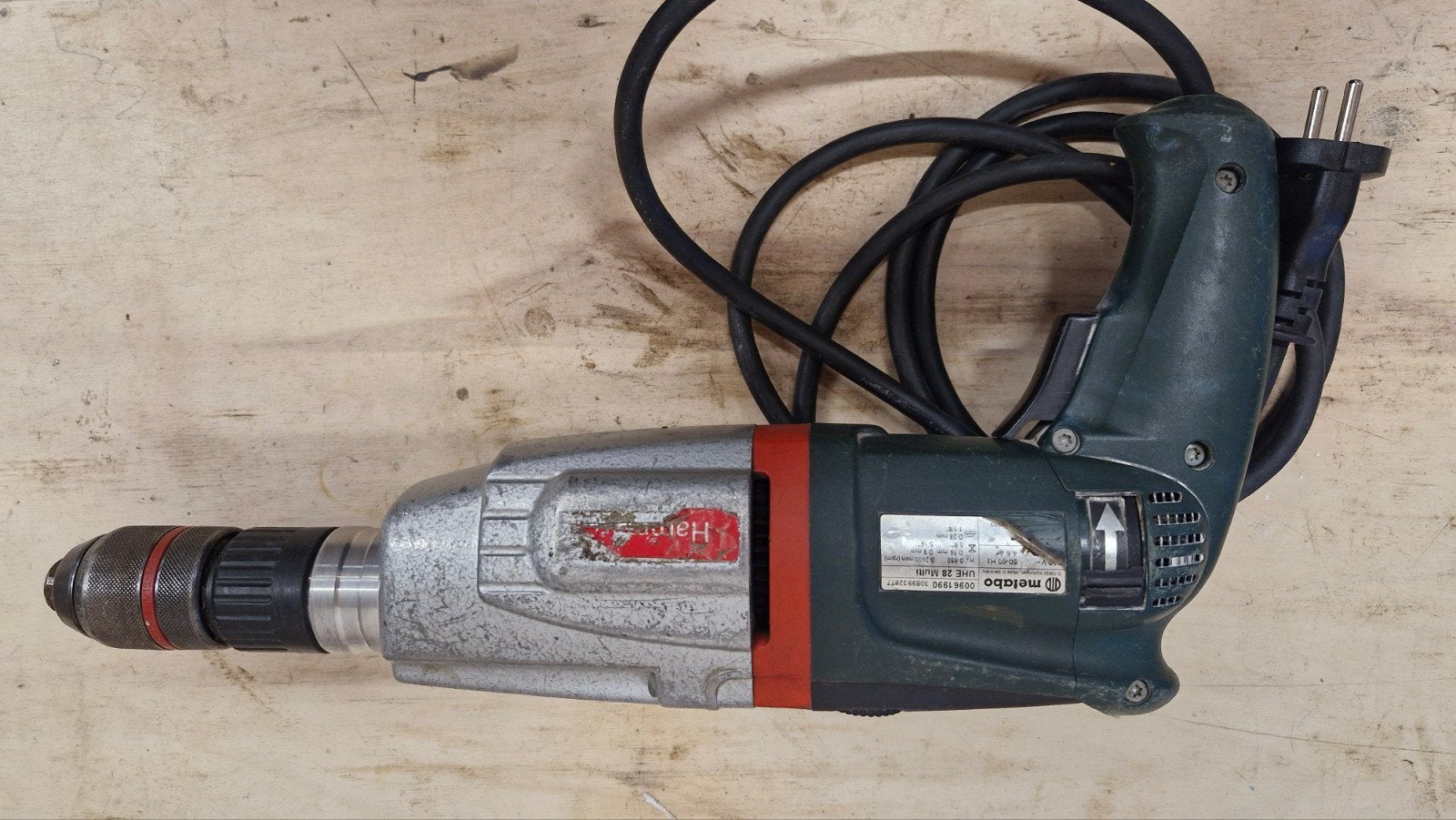 Metabo UHE 28 Multi Boorhamer met koffer, Boor- en/of Breekhamer, Ophalen of Verzenden, Klopboormechanisme, Gebruikt