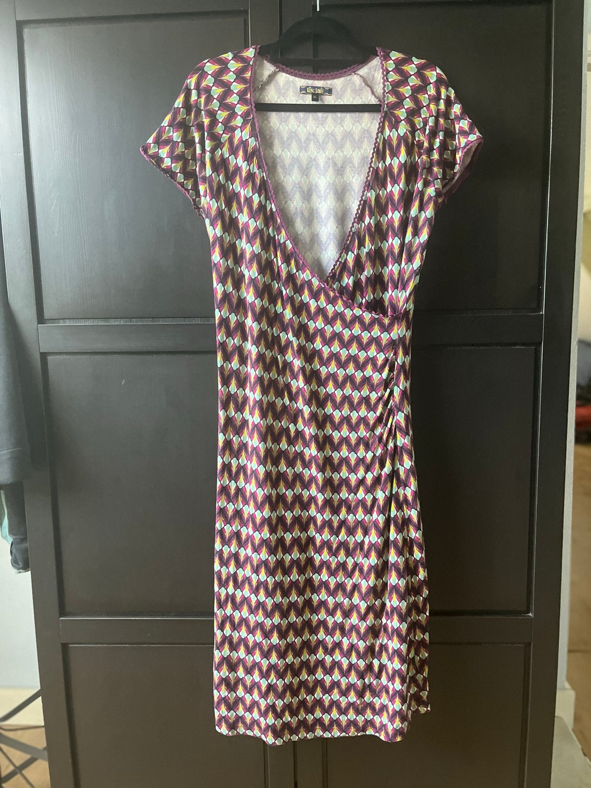 King Louie Jurk - Maat XL, Kleding | Dames, Jurken, Meerkleurig, Maat 46/48 (XL) of groter, Ophalen of Verzenden, Zo goed als nieuw