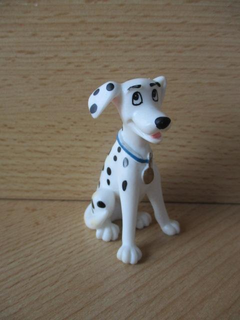 Disney 101 Dalmatiërs Perdita kunststof poppetje 6.5cm, Ophalen of Verzenden, Overige figuren, Gebruikt, Beeldje of Figuurtje