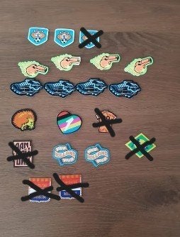 Oranje patches AH (allerlei soorten) van WK 2022, Albert Heijn, Ophalen of Verzenden