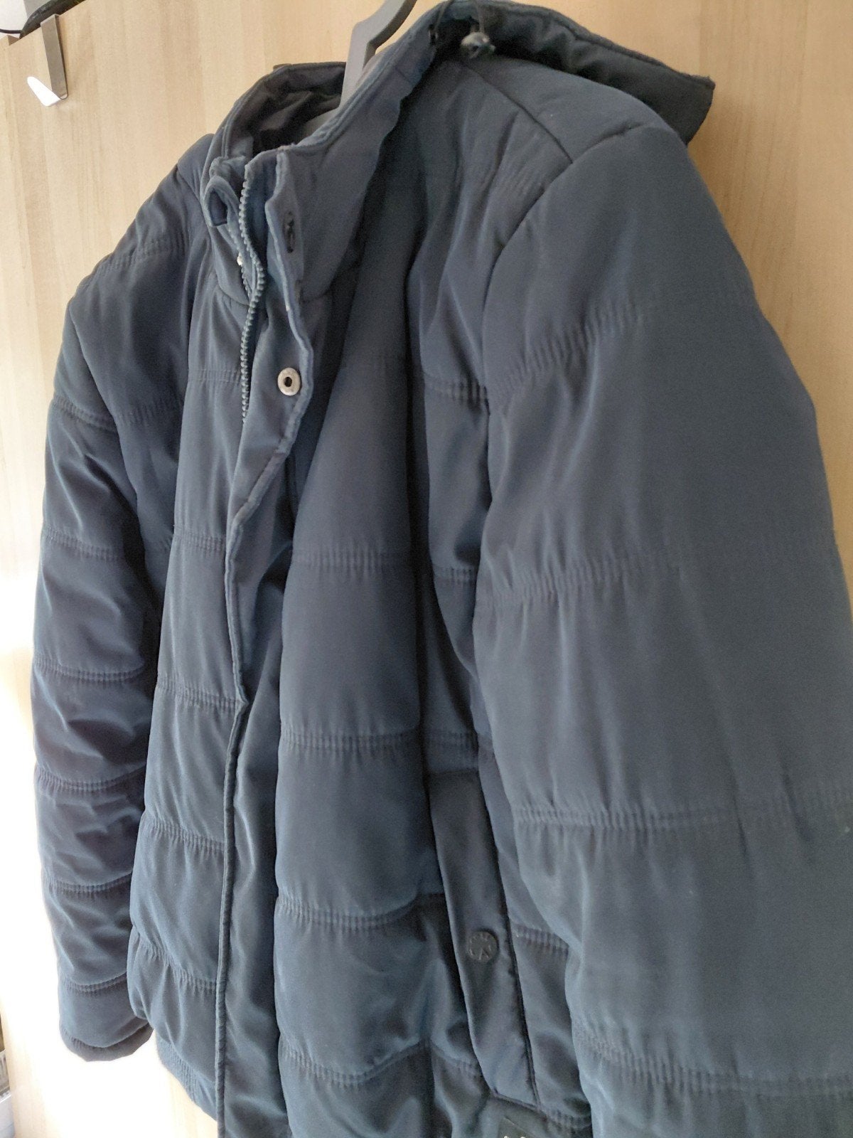 Jack & Jones Core winter herenjas - Zo goed als nieuw, Kleding | Heren, Ophalen, Maat 52/54 (L), Blauw, Zo goed als nieuw