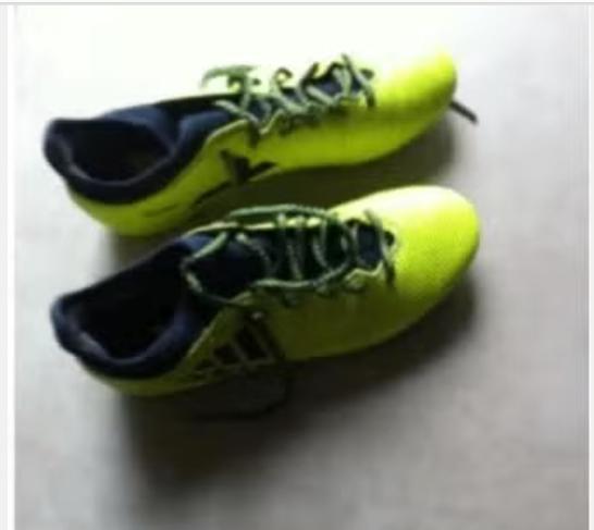 Voetbal schoentjes Tech fit Adidas citroen geel mt 28/29, Adidas, Ophalen of Verzenden, Zo goed als nieuw, Jongen of Meisje