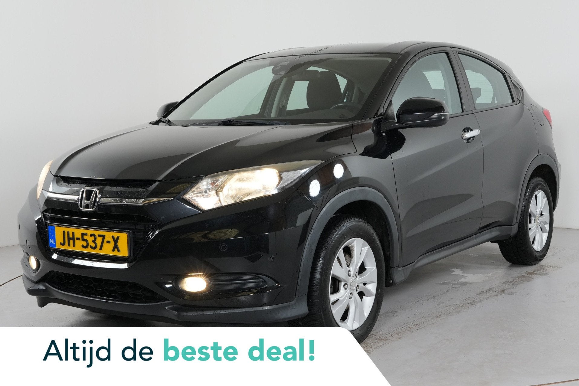 Honda HR-V 1.5 i-VTEC Elegance | Navi | Stl. verw. | Cruise, Voorwielaandrijving, Stof, Euro 6, Zwart