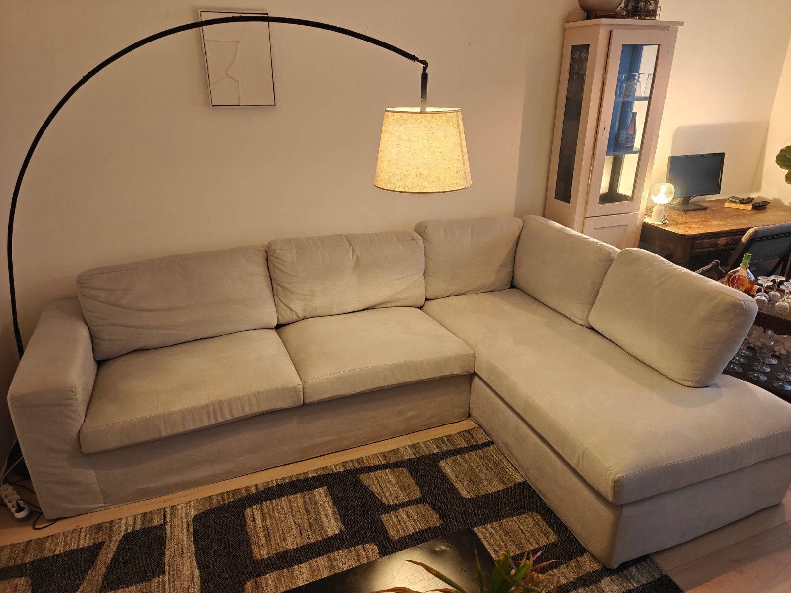 Comfortabele hoekbank LOODS 5 - 3 jaar oud, geen huisdier, Ophalen, Zo goed als nieuw, Stof, Modern, Comfortabel