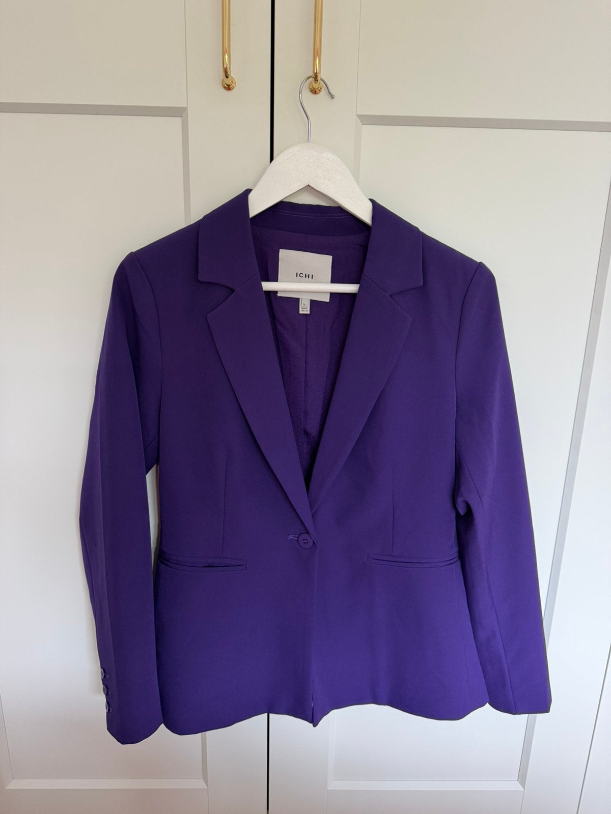 ICHI paarse blazer maat 36 – als nieuw, Ophalen of Verzenden, Zo goed als nieuw, Maat 36 (S), Paars