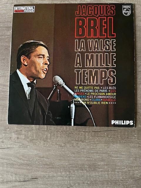 LP Jacques Brel - La Valse À Mille Temps - 1969, Ophalen of Verzenden, Zo goed als nieuw, 12 inch