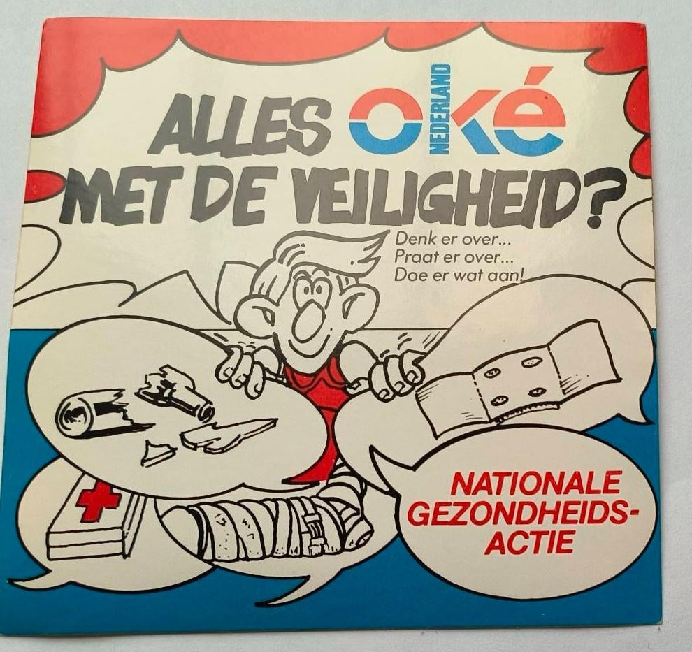 Sticker Nationale gezondheidsactie Nederland oké (5), Ophalen of Verzenden, Zo goed als nieuw, Overige typen
