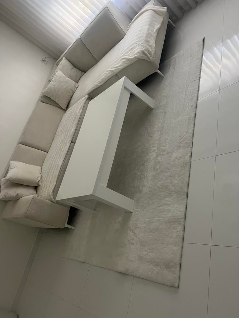 2 Witte tapijten, Gebruikt, 150 tot 200 cm, 200 cm of meer, Ophalen of Verzenden