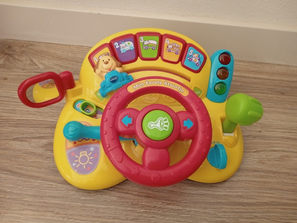Vtech autostuur, Kinderen en Baby's, Speelgoed | Vtech, Ophalen of Verzenden, Gebruikt, 6 maanden tot 2 jaar