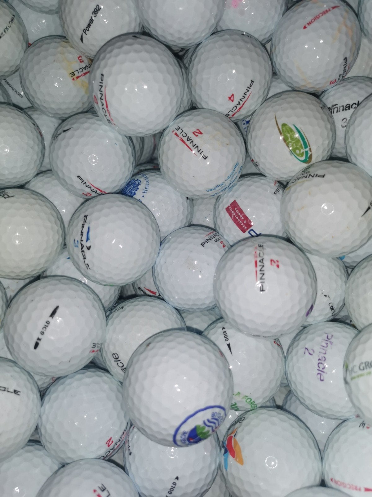 Pinnacle gold golfballen 100 stuks AAAA kwaliteit, Ophalen of Verzenden, Bal(len)