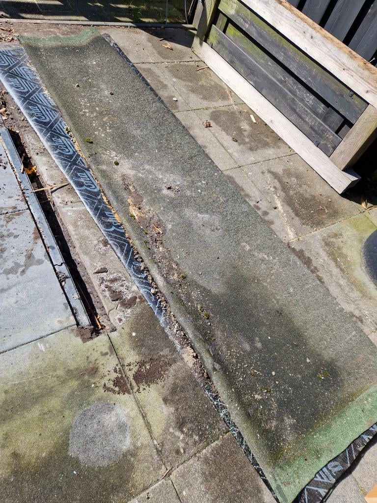 Dakleer ca 3m bij 3m., Ophalen of Verzenden, Gebruikt, Hout