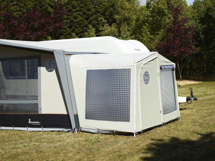 Isabella Annex Sand uitbouw met Zinox frame!, Ophalen, Zo goed als nieuw