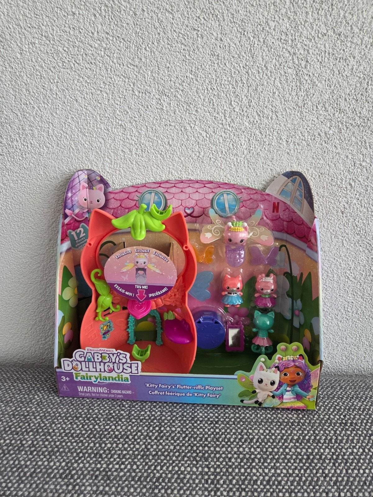 Gabby's dollhouse Poppenhuis Feeën speelset, Ophalen of Verzenden, Nieuw, Poppenhuis