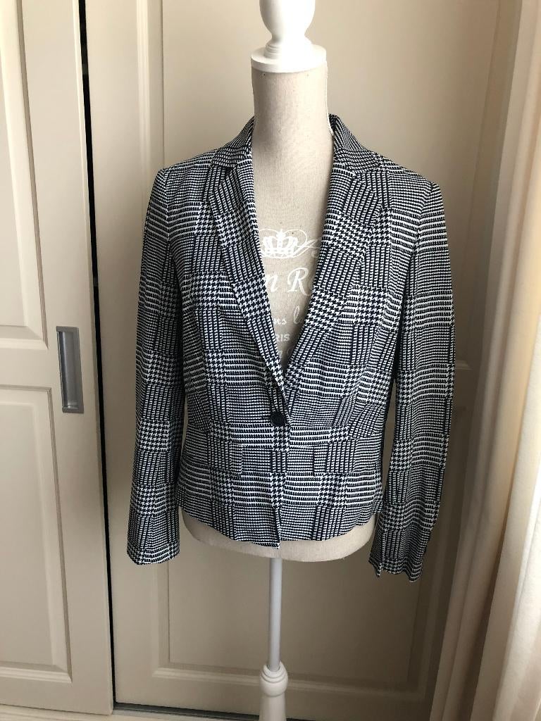 Jasje colbert Purdey Blauw geruit Maat 42 NIEUW, Blauw, Maat 42/44 (L), Nieuw, Ophalen of Verzenden