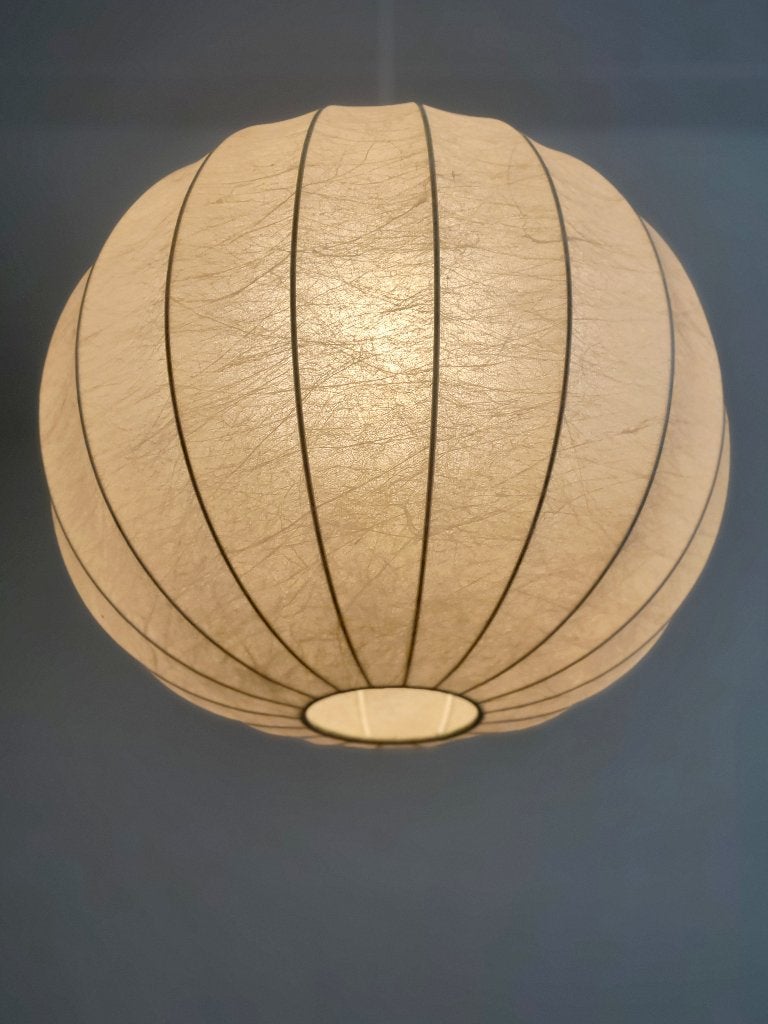 Vintage Cocoon hanglamp van Goldkant Leuchten, 1970, Overige materialen, Gebruikt, Ophalen of Verzenden, Nvt