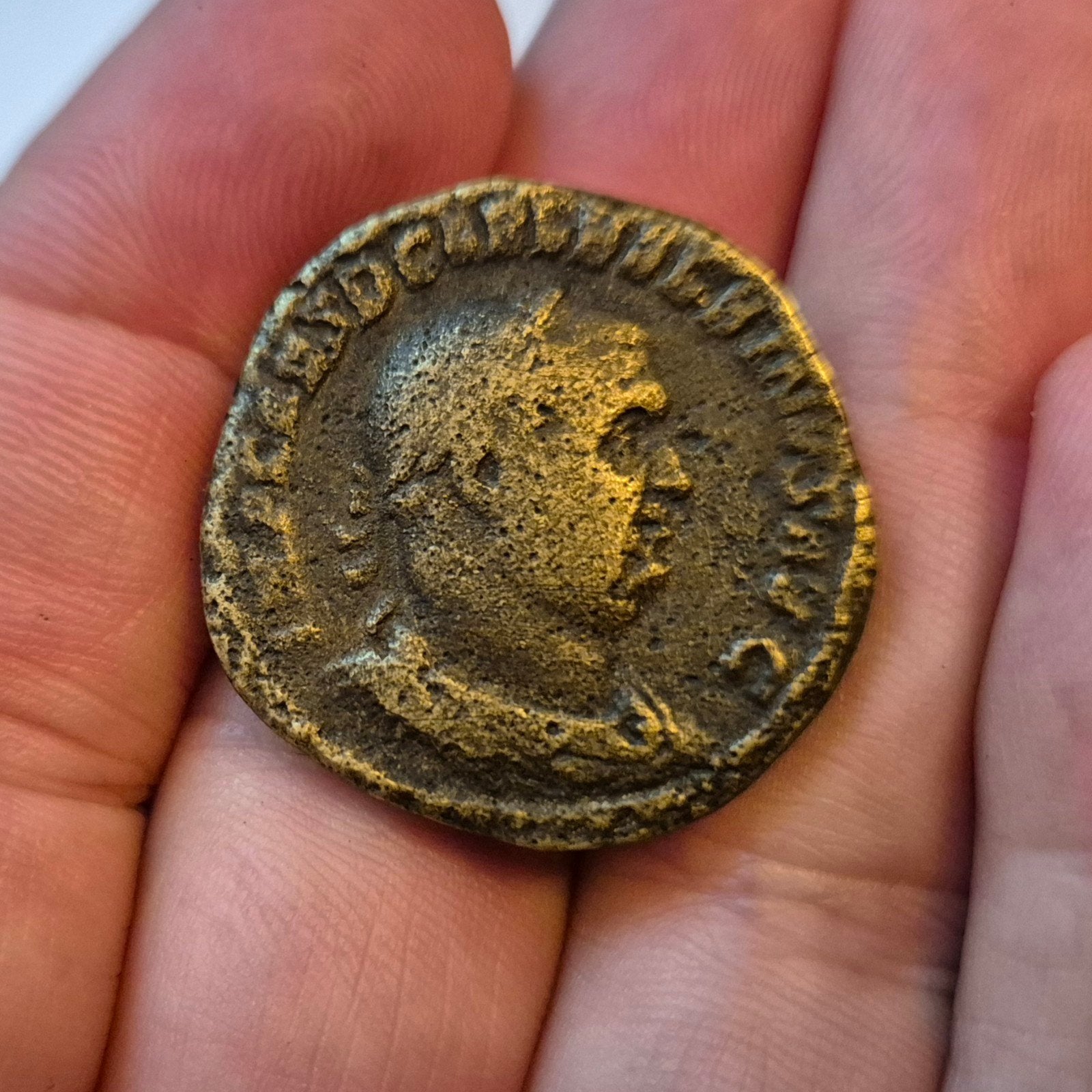 Balbinus zeldzame keizer bodemvondst brons, Ophalen of Verzenden, Overige landen