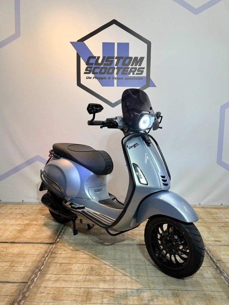 Vespa Sprint 4t 2017 45km brom scooter (Pearl Grey Metallic), Gebruikt, Vespa S, Ophalen of Verzenden, 7005AM