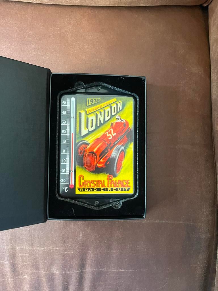 Vintage London Grand PrixThermometer - Crystal Palace, Ophalen, Nieuw