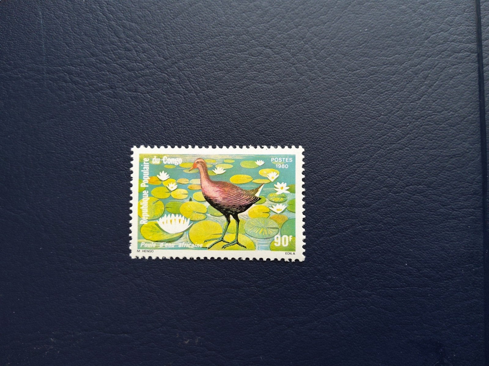 Congo Postzegel 1980 - Watervogel - 90F, Ophalen of Verzenden