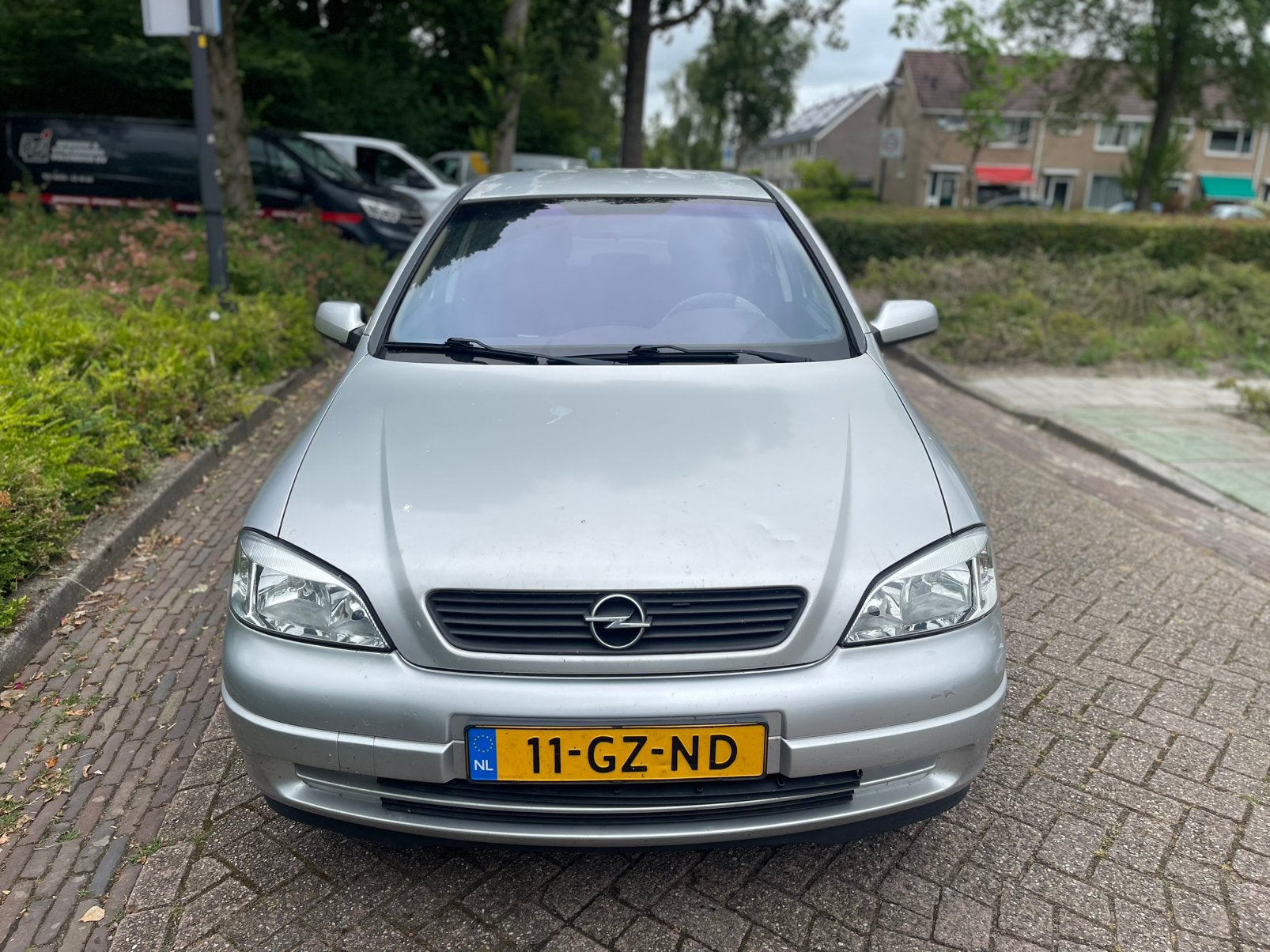 Opel Astra 1.6 8V 5D AUT 2001 Grijs, Auto's, Opel, 4 cilinders, Origineel Nederlands, 570 kg, 1050 kg