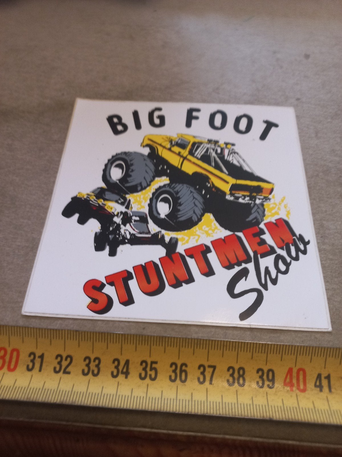 Big Foot Stuntmen Show sticker - Monster Truck, Ophalen of Verzenden