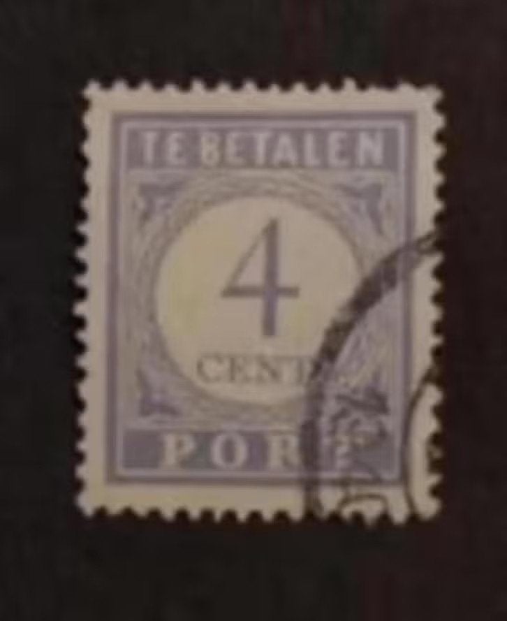 nederland nvph P49 port 49, Postzegels en Munten, Postzegels | Nederland, Ophalen of Verzenden, T/m 1940, Gestempeld