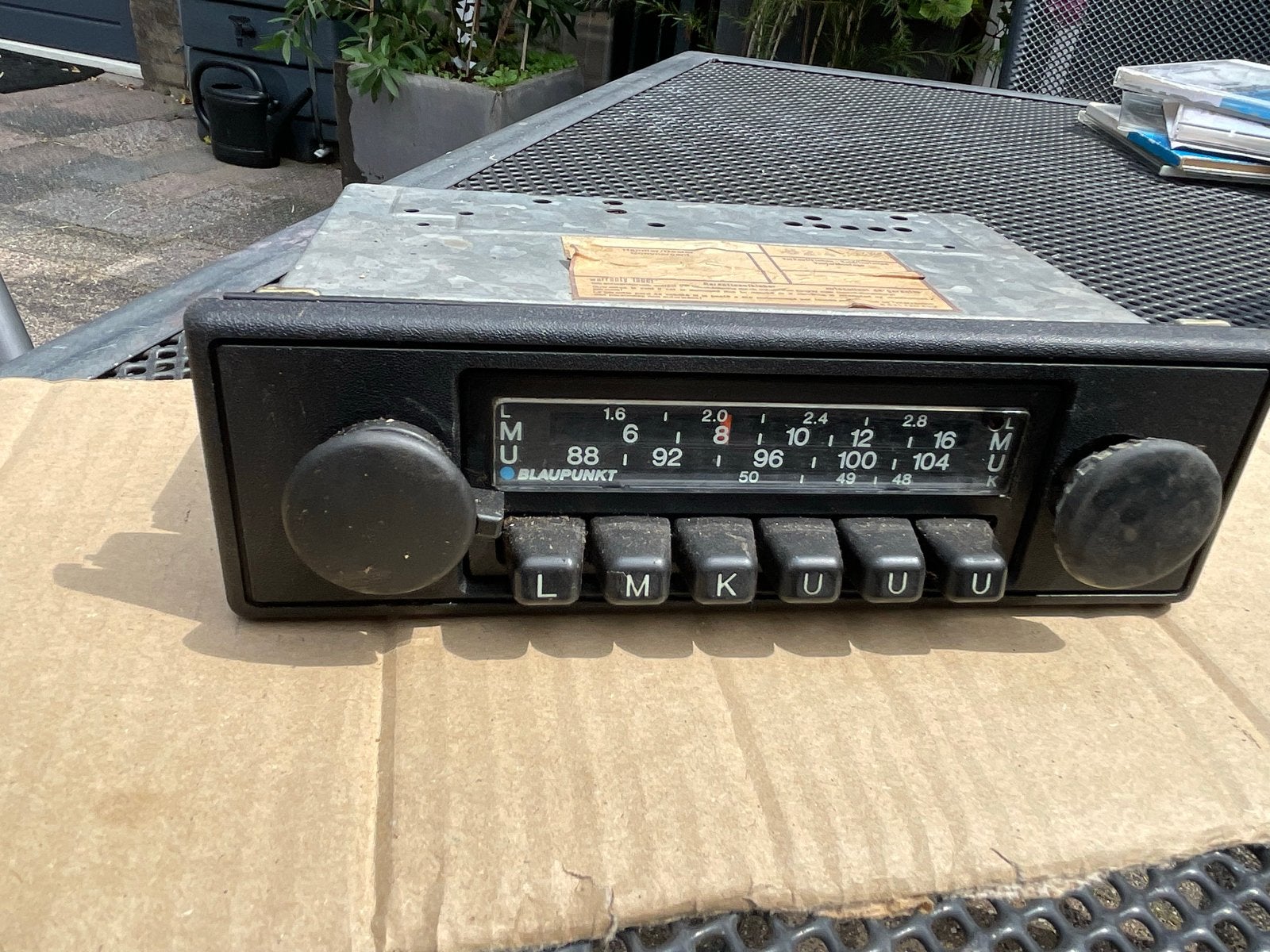 Vintage Blaupunkt Autoradio - Klassieke Auto Audio, Ophalen of Verzenden, Gebruikt