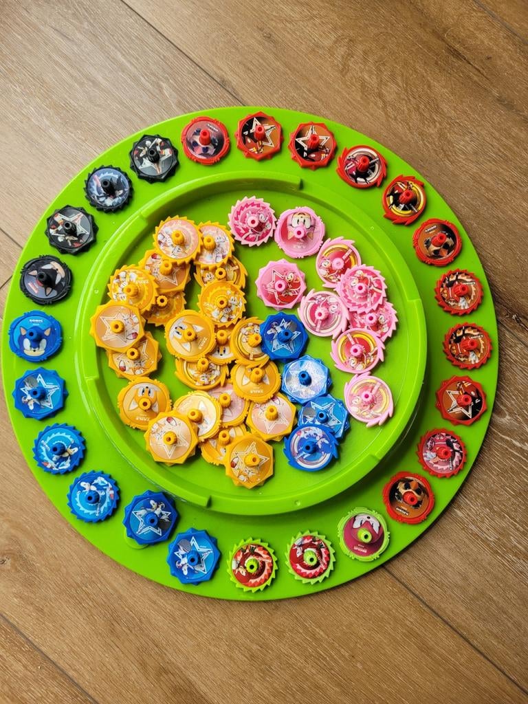 Super spinners van de Plus, Verzamelen, Supermarktacties, Plus, Ophalen of Verzenden