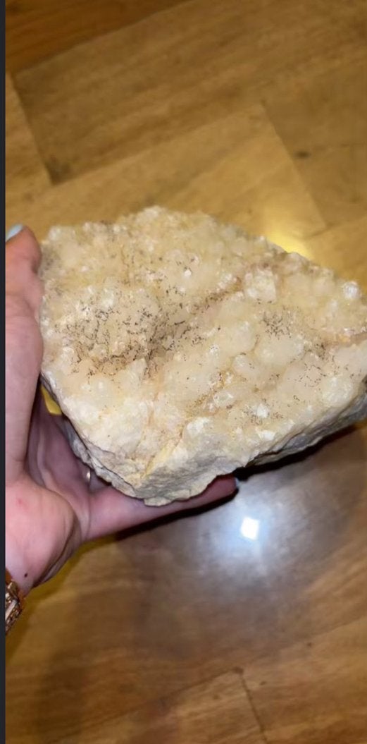Kristalcluster – Witte Chalcedoon en Kwarts (Ruim 2 KG), Ophalen of Verzenden