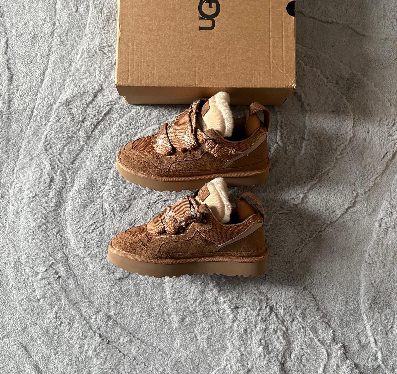 Ugg Lowmel Schoenen / Sneakers - Chestnut / Bruin - Maat 40, Bruin, Verzenden, Nieuw, Sneakers of Gympen